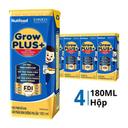 Lốc sữa bột pha sẵn tăng cân khỏe mạnh GrowPlus+ hộp 180ml (4 Hộp)