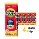 Lốc sữa bột pha sẵn suy dinh dưỡng GrowPlus+ hộp 180ml (4 Hộp)