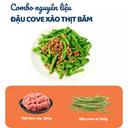 Combo Xào: Đậu Cove 250g & Thịt Heo Xay 250g