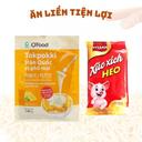 Bánh gạo Tokpokki Hàn Quốc vị phô mai 140g và xúc xích tiệt trùng heo 5x18g
