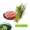 Combo Thịt heo xay 300g và 1 gói rau nêm