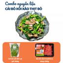 Combo 250g thịt bò và 300g cải bó xôi