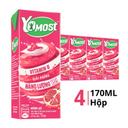 Sữa chua uống lựu Yomost hộp 170ml (4 Hộp)