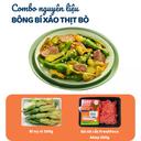 Combo bông bí xào thịt bò