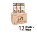 Thùng sữa đậu đen óc chó hạnh nhân Sahmyook hộp 950ml (12 Hộp)