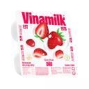 Lốc sữa chua ăn dâu Vinamilk hộp 100g (4 Hộp)