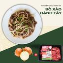 Combo Diềm Thăn Bò Cắt Xào Khay 250g & Hành Tây Đà Lạt 500g