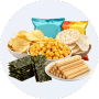 Snack, rong biển, đồ ăn vặt
