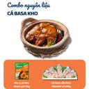 Combo Gia vị cá kho và Cá basa cắt khúc 500g