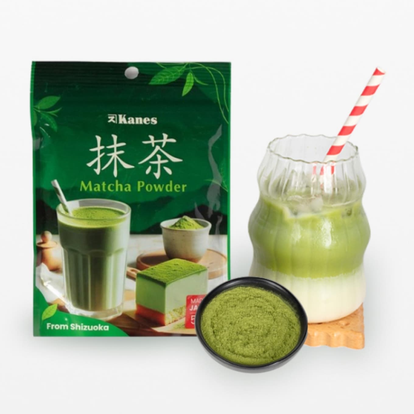 Bột matcha Nhật Bản Kanes túi 50g (1 Túi)
