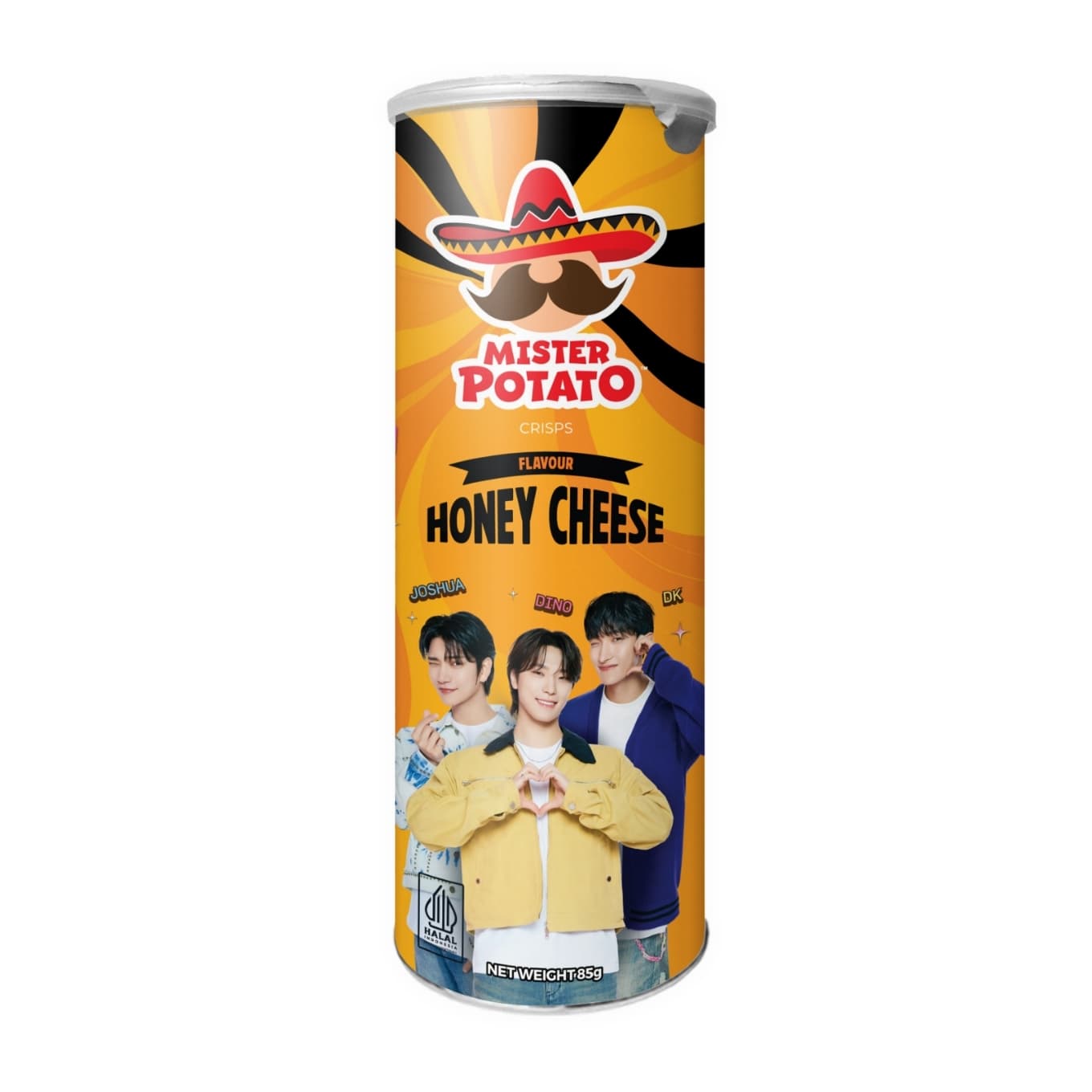 Combo Khoai tây vị phô mai mật ong Mister Potato hộp 85g (2 Hộp)