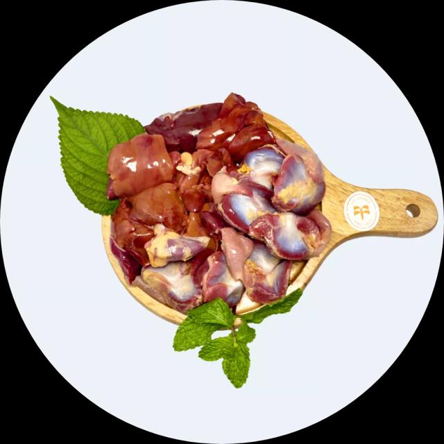 Xương, lòng, mề, sụn gà