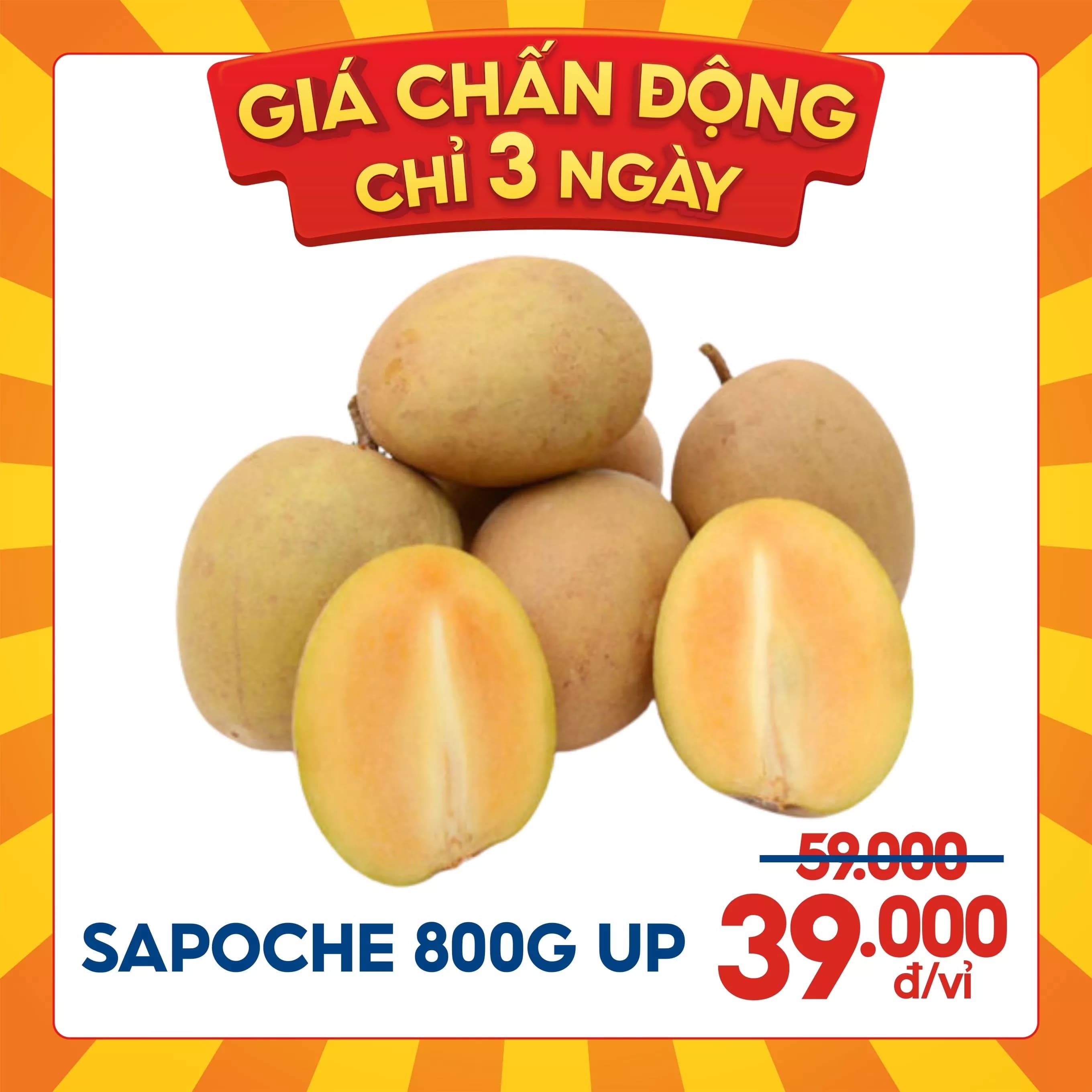 Sapoche vỉ 800g up (1 Vỉ)